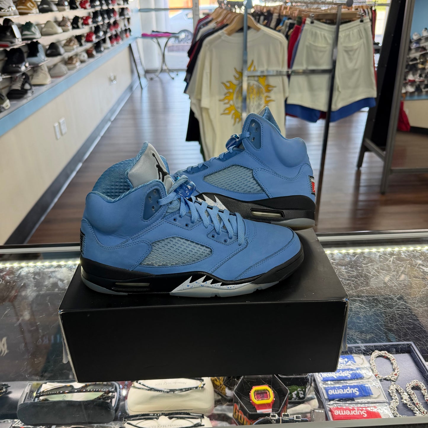 UNC Jordan 5(Pre Owned)