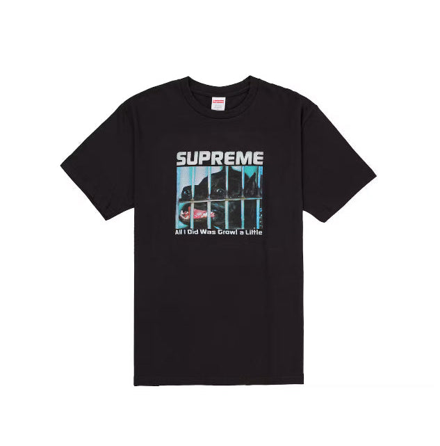 Supreme Growl Tee Black