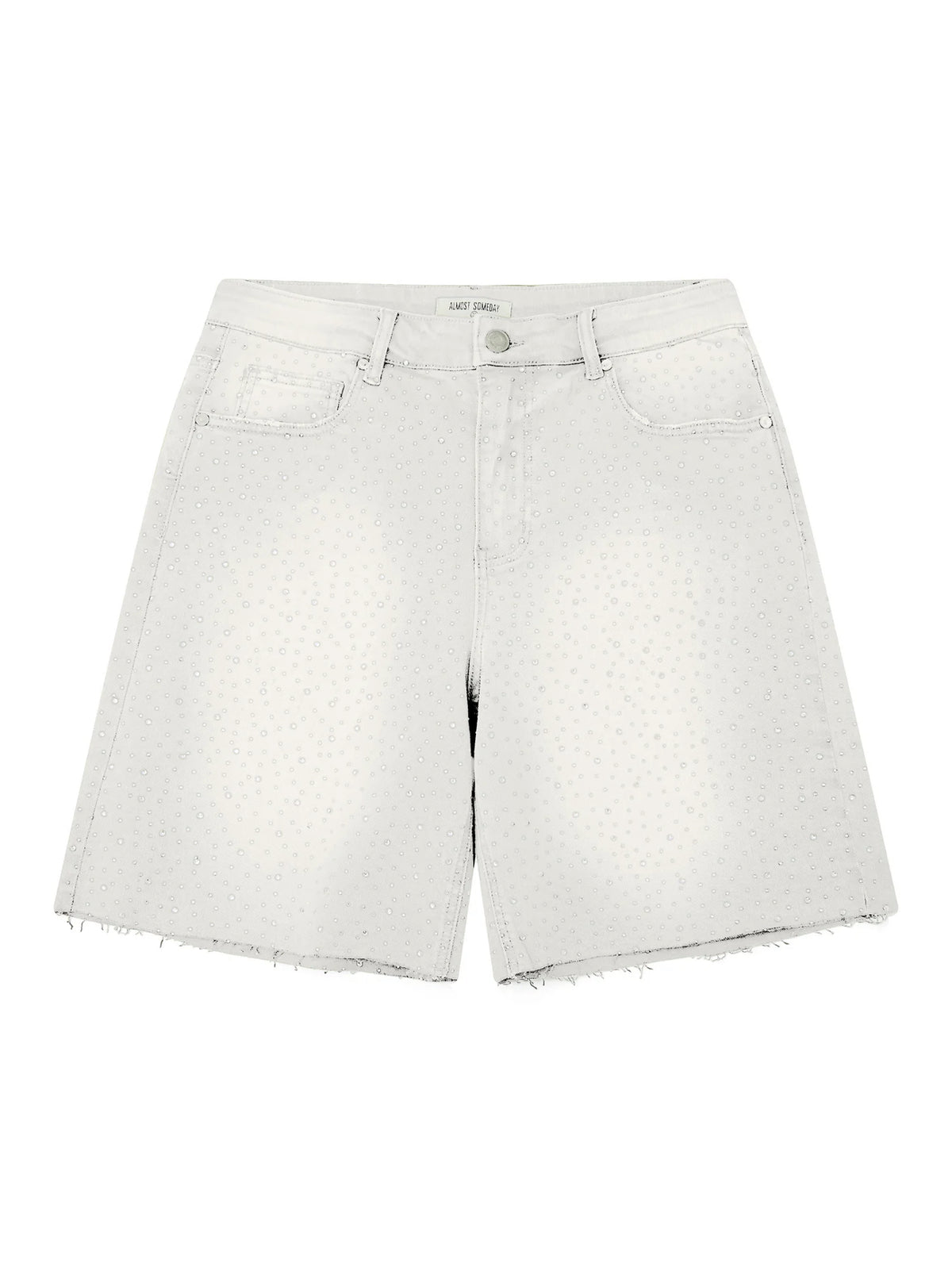 Almost Someday Cosmo Denim Jorts Cream