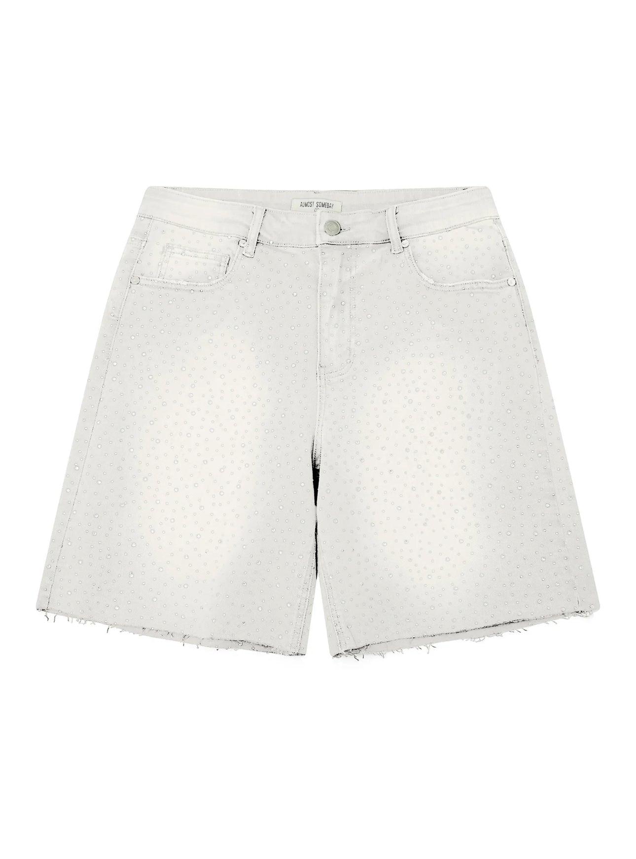 Almost Someday Cosmo Denim Jorts Cream