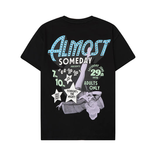 Almost Someday Showgirl Tee Black