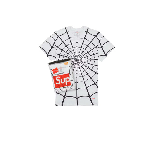 Supreme x Hanes Spider-Man Tagless Tee White (2 Pack)