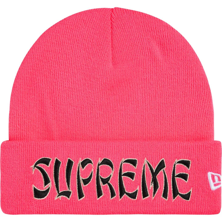 Supreme New Era Action Beanie Pink