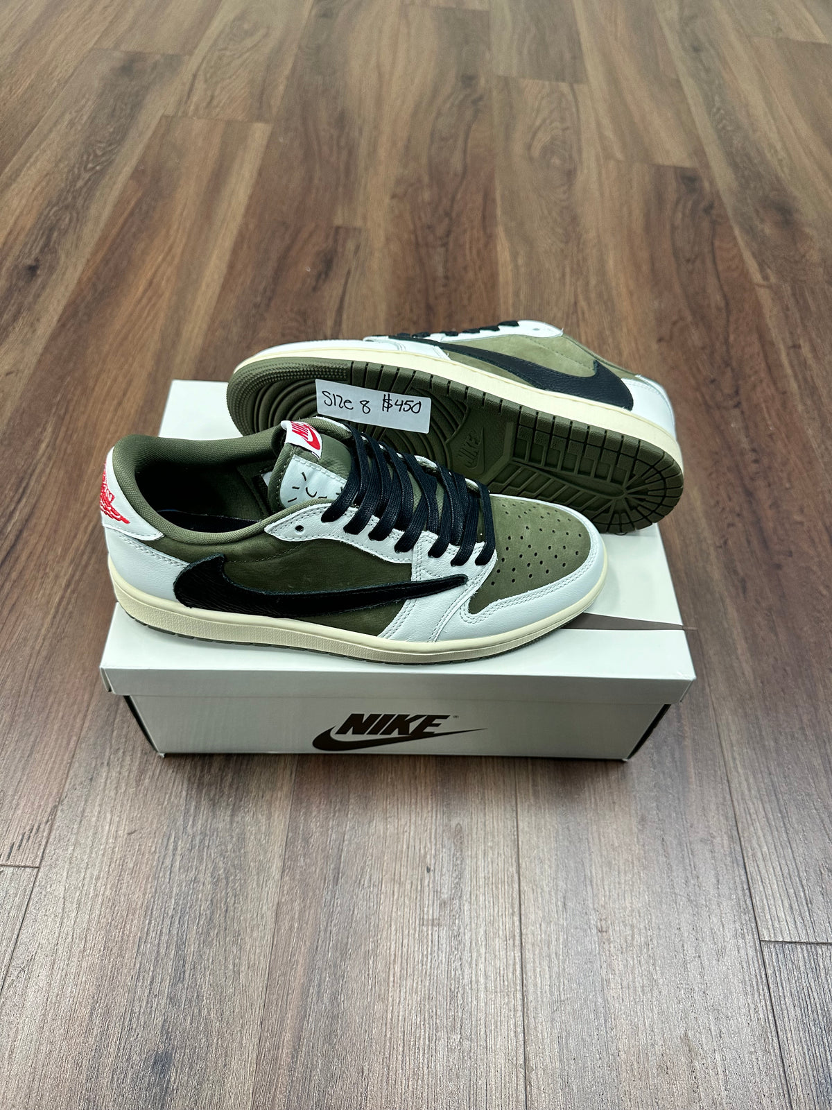 Jordan 1 Low Travis Scott Medium Olive (Pre Owned)