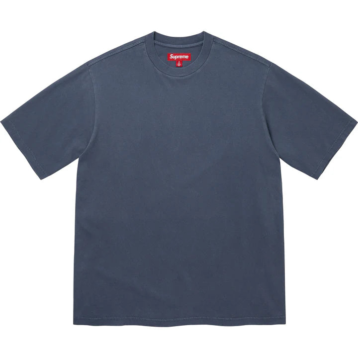 Supreme Rhinestone Script S/S Top Navy