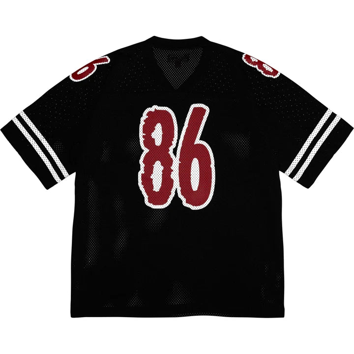 Supreme Reflective Football Jersey Black