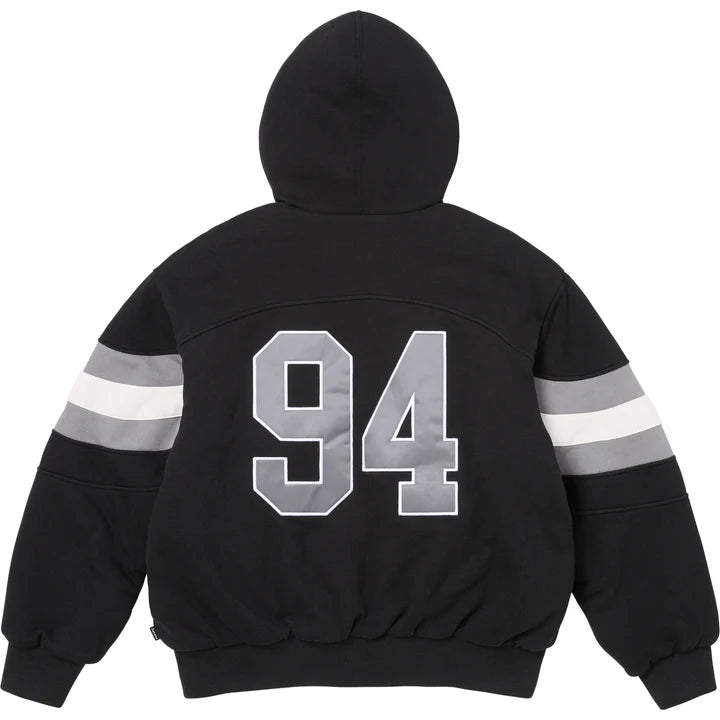 Supreme Filled Zip Up Hooded Sweatshirt Black