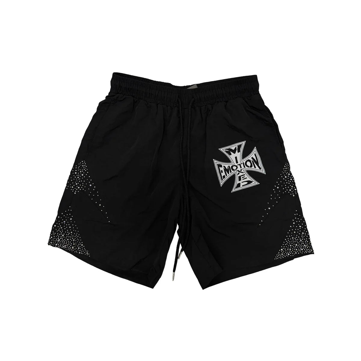 Mixed Emotion Classic Nylon Shorts Black