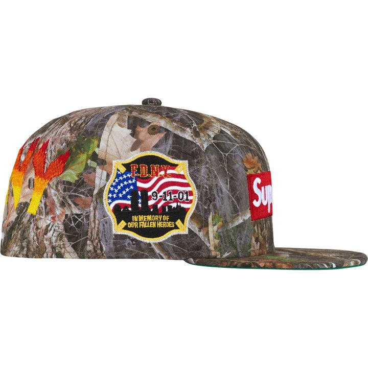 Supreme/ FDNY Box Logo New Era TrueTimber Kamari Camo