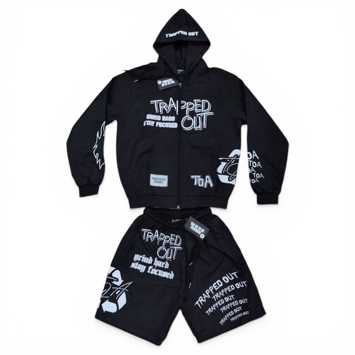 Trapped Out Set Black