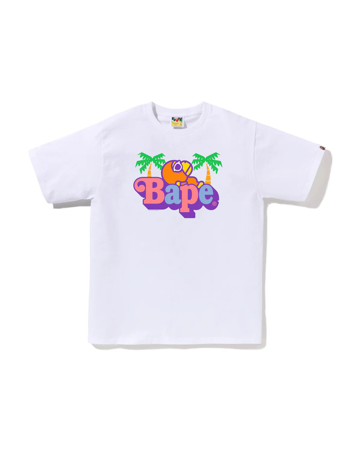 BAPE Colors Milo on BAPE Summer Tee White