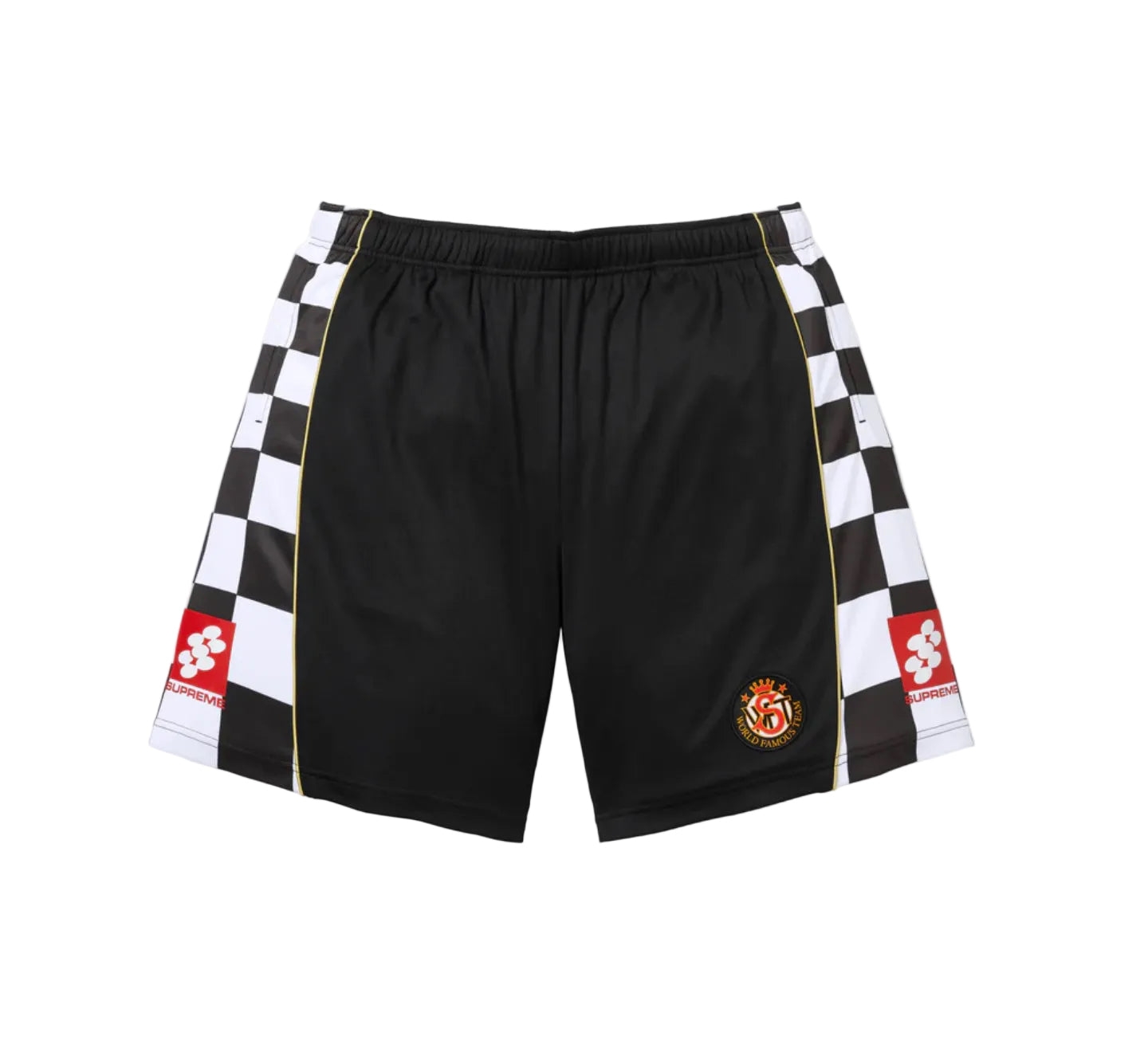 Supreme Checkerboard Soccer Short Black
