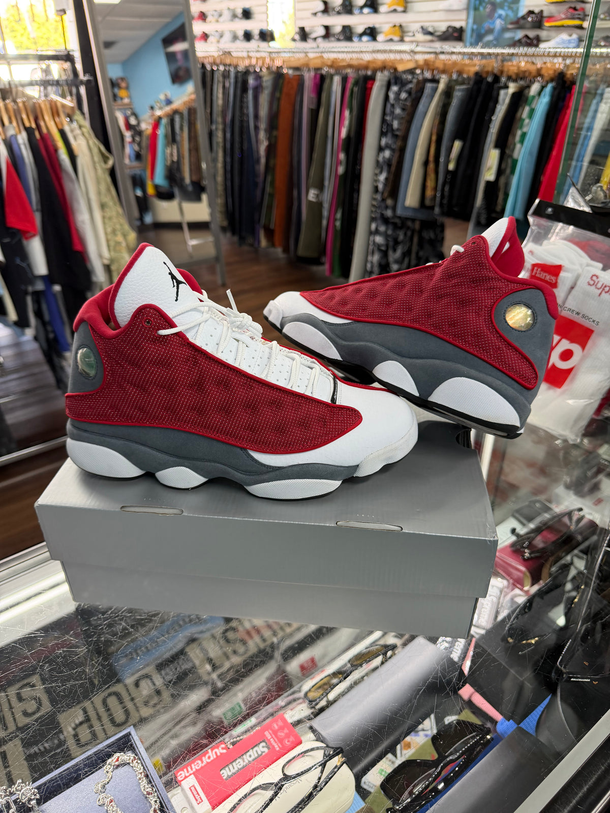 Jordan 13 Red Flint Grey (Pre Owned)