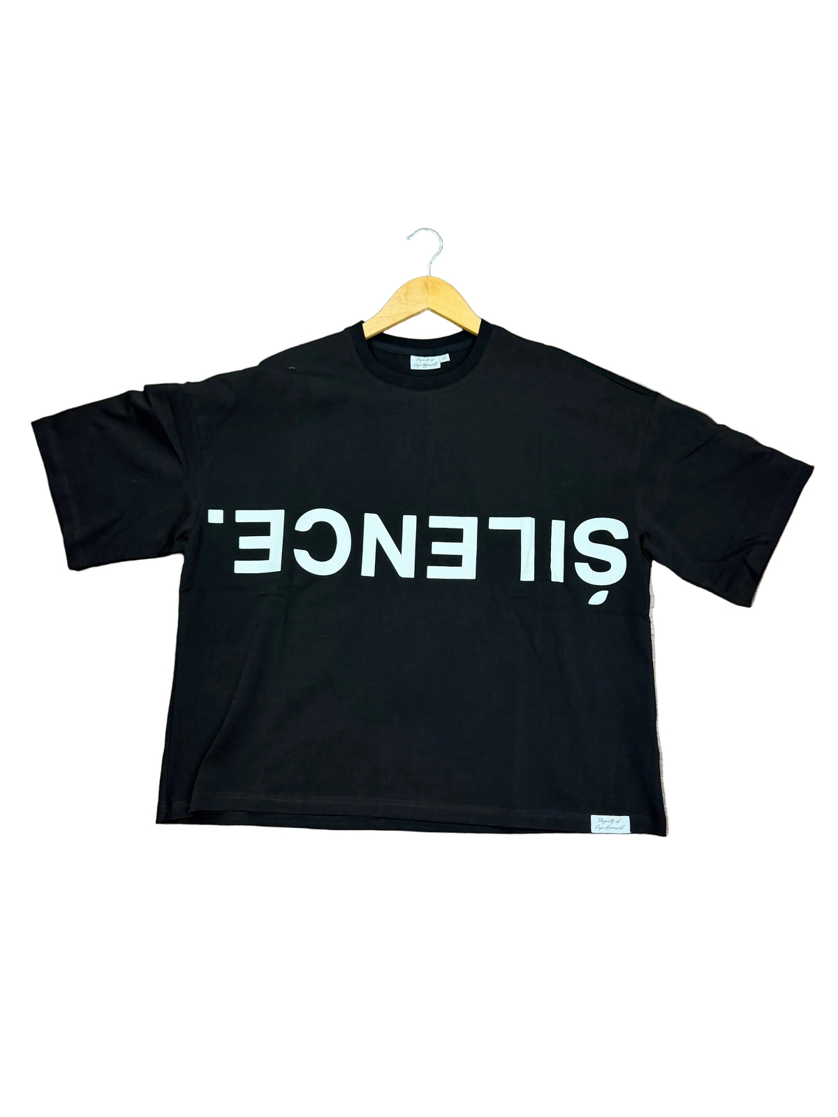 Onyx Apparel 'silence? Tee Black