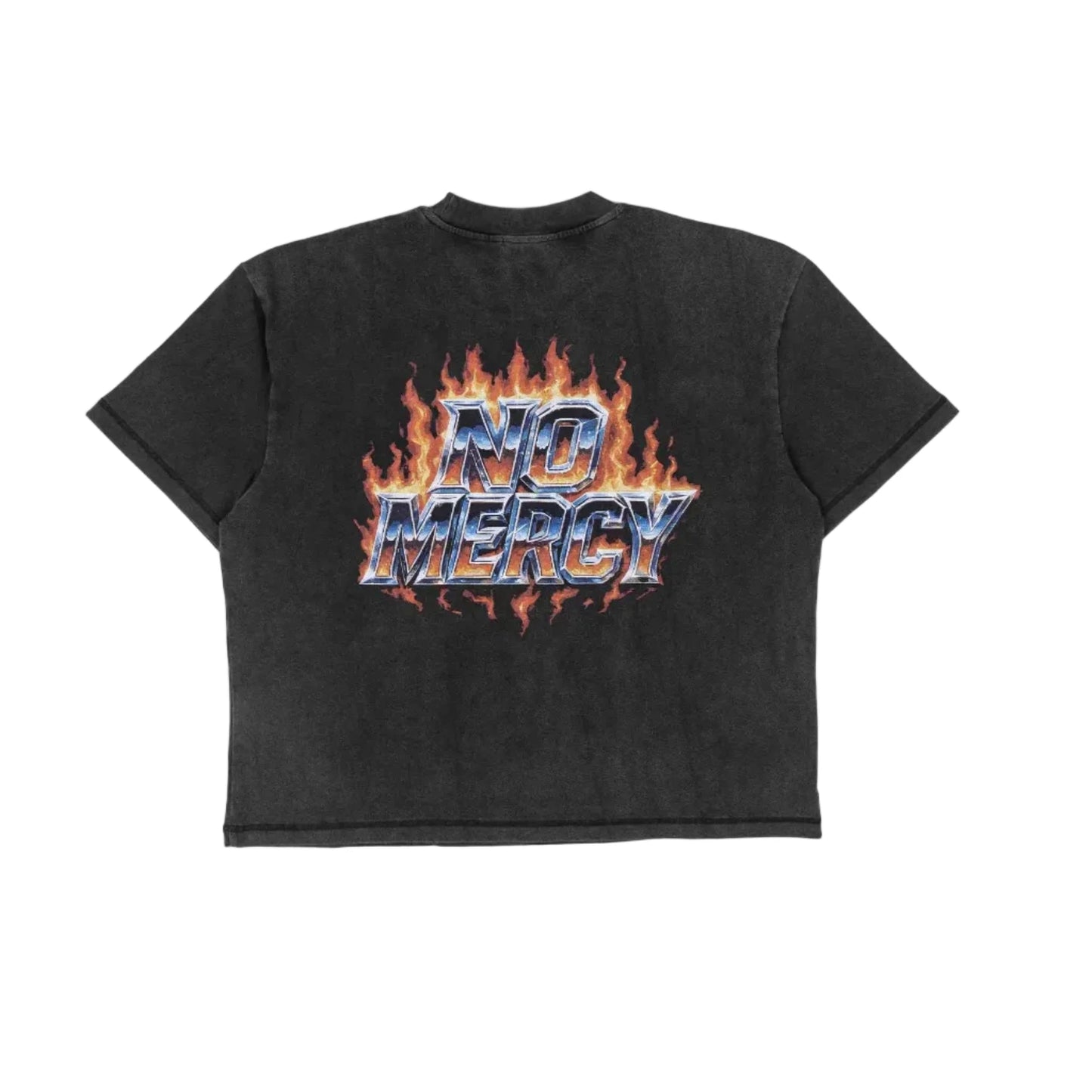Commons No Mercy Fire and Ice Tee Vintage Black