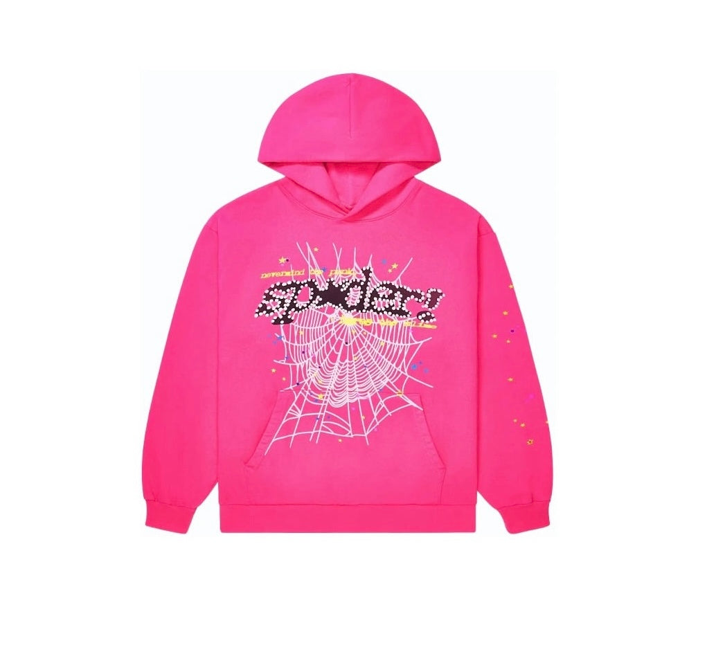 Sp5der P*NK V2 Hoodie “Pink”