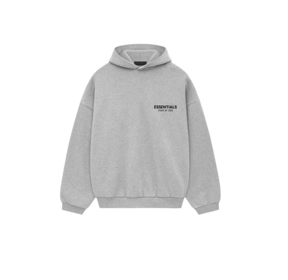 Fear Of God Essentials Fleece Hoodie Light Heather Grey