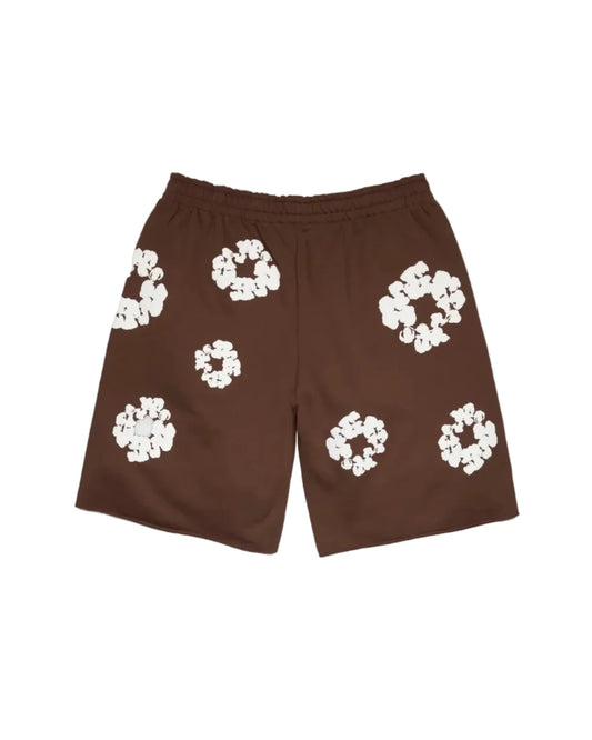 Denim Tears Cotton Wreath Sweatshorts Brown