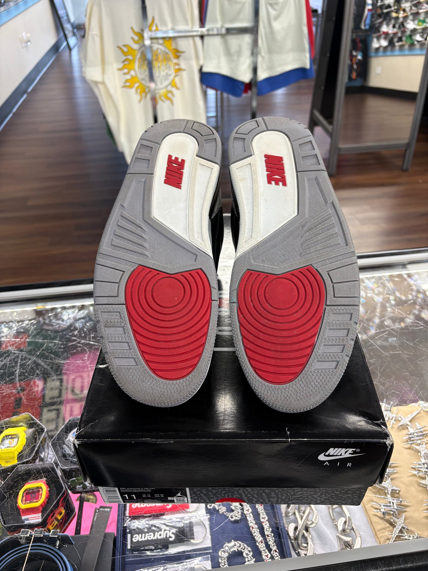 Jordan 3 Black Cement (Pre Owned)