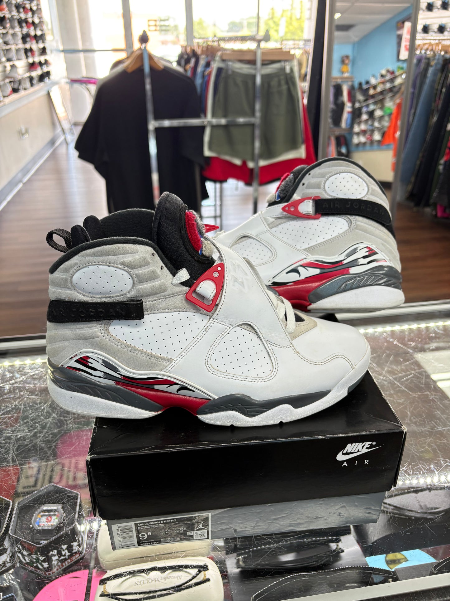 Jordan 8 White True Red (2025) (Pre Owned)