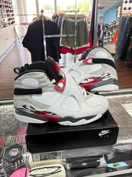 Jordan 8 White True Red (2025) (Pre Owned)