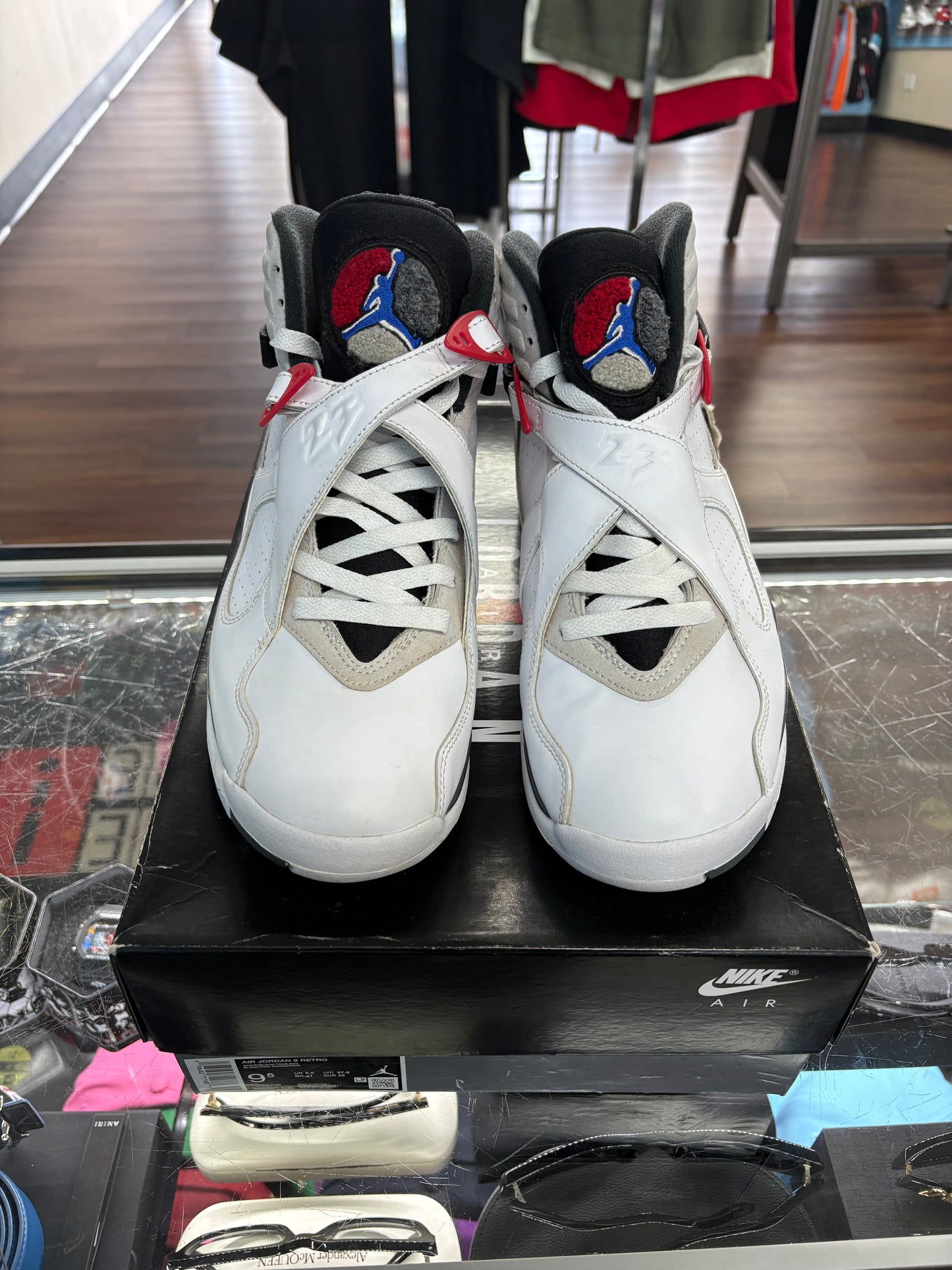 Jordan 8 White True Red (2025) (Pre Owned)