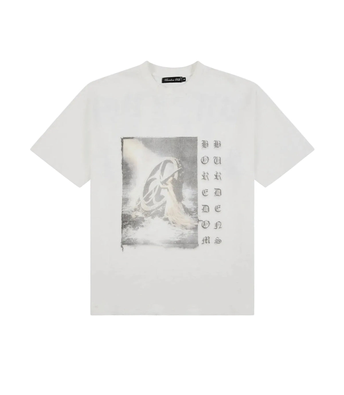 Boredom Kills Washed Up Tee White