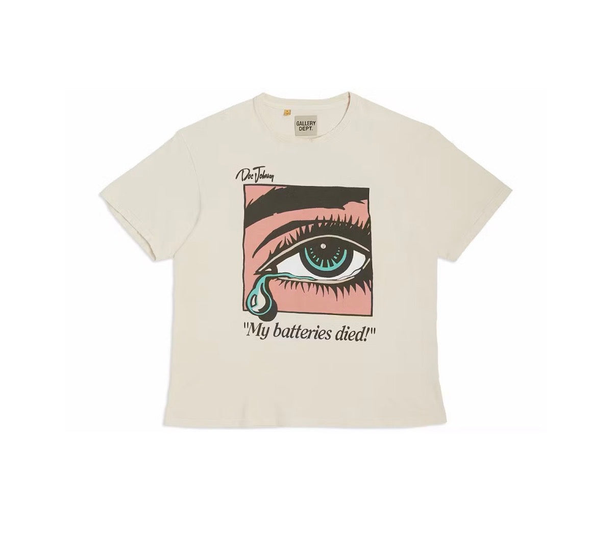 Gallery Dept. Dead Batteries Tee Antique White