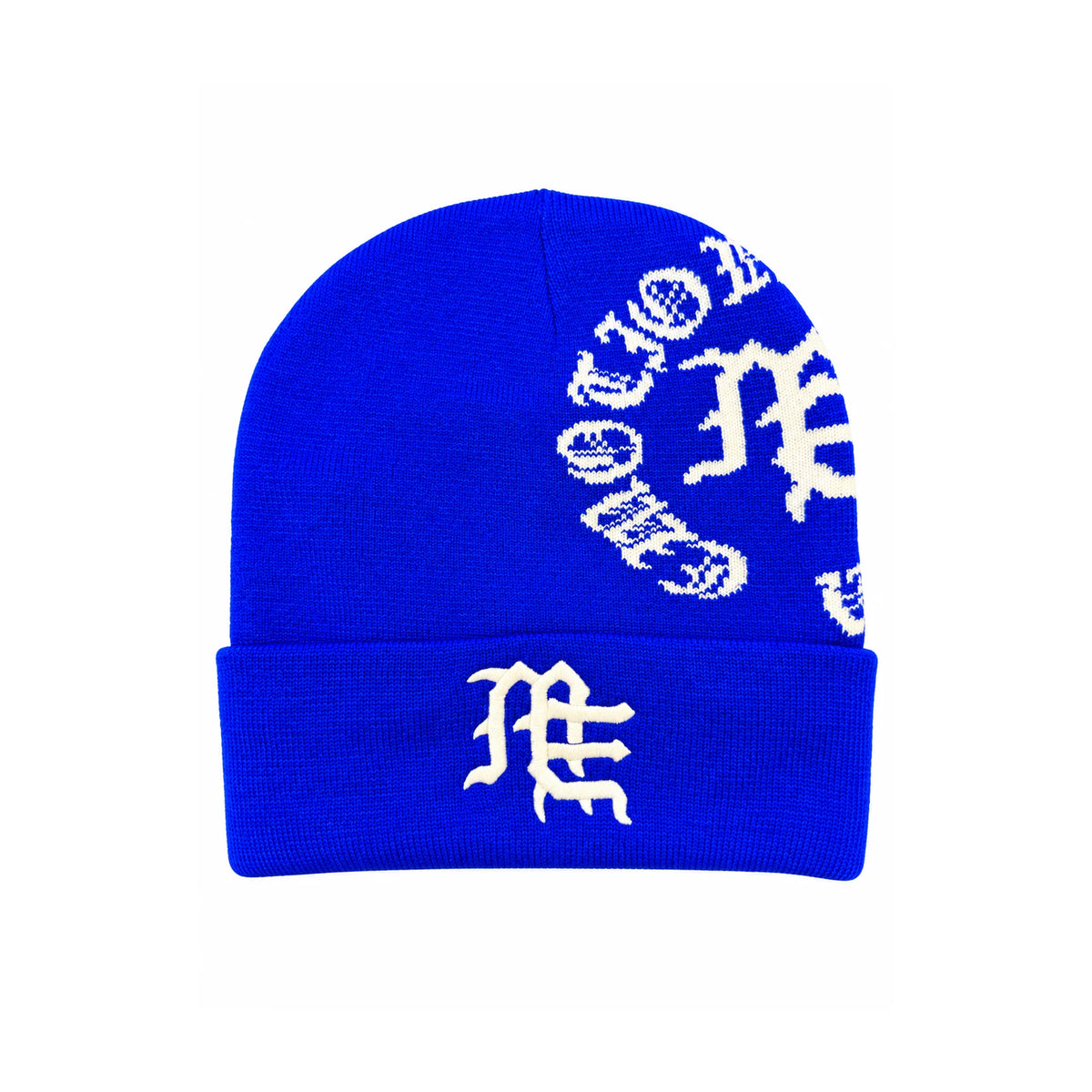 Mixed Emotion Logo Beanie Blue