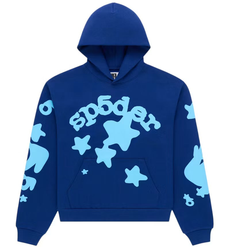 Sp5der Beluga Hoodie (SS26) Navy Blue