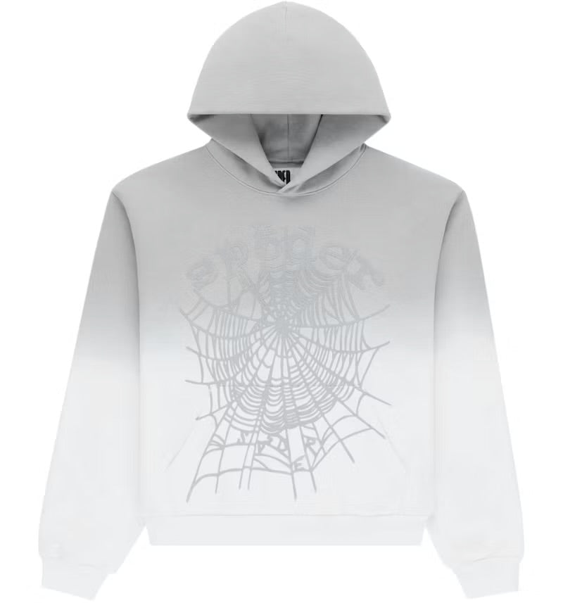 Sp5der OG Web V2 Ombre Hoodie Sport Grey