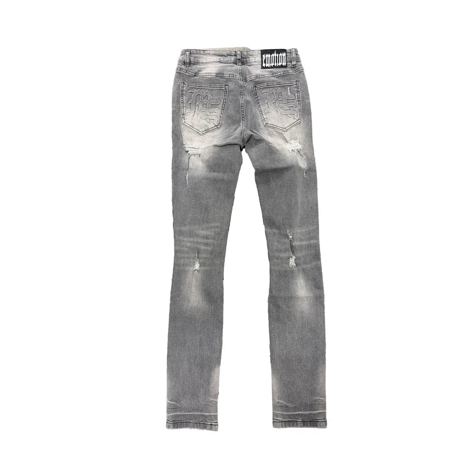 Mixed Emotion Grey 001 Denim